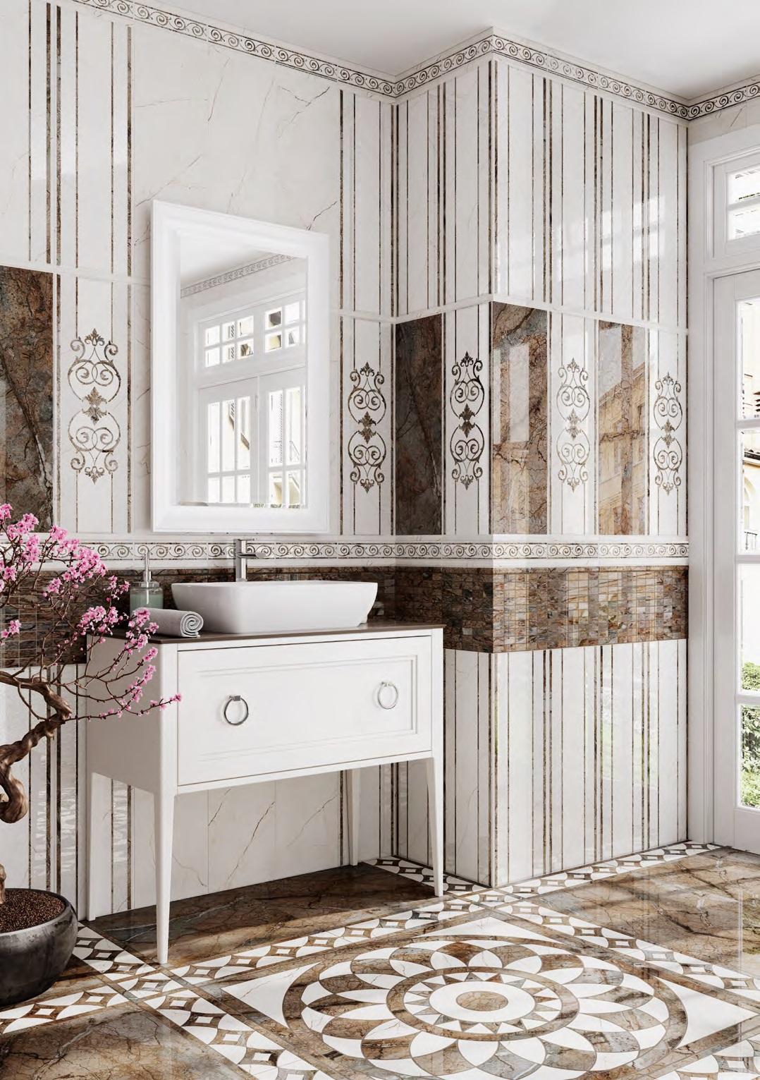 Бордюр Kerama Marazzi SPB007R Театро коричневый обрезной 2,5x25