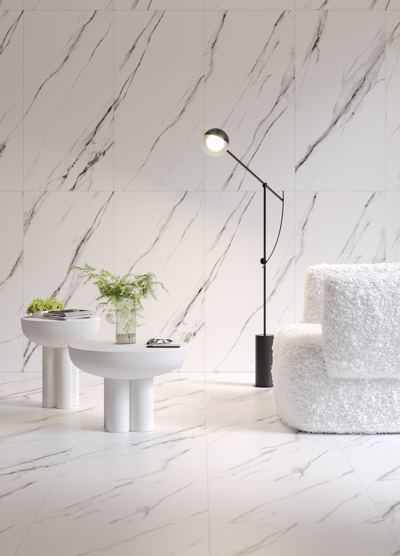 Керамогранит Керранова Butik White K-2020/LR/600x600x10 белый