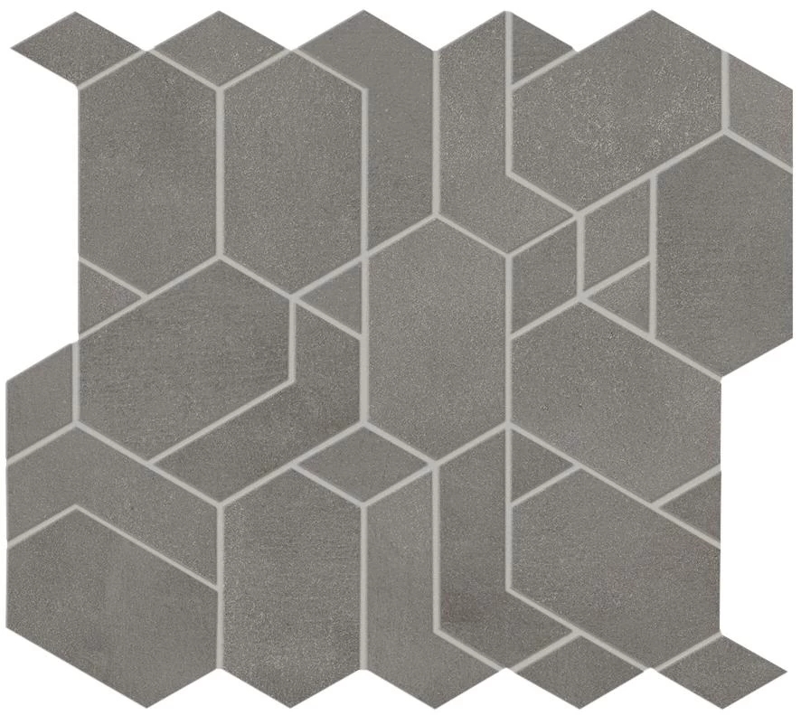 Мозаика Atlas Concorde Boost Smoke Mosaico Shapes 31x33.5 AN66