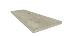 Ступень угловая правая ColiseumGres Brenta White 33x90