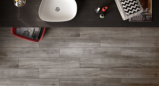 Керамогранит Vitra Aspenwood Венге R10A 20x120 матовый