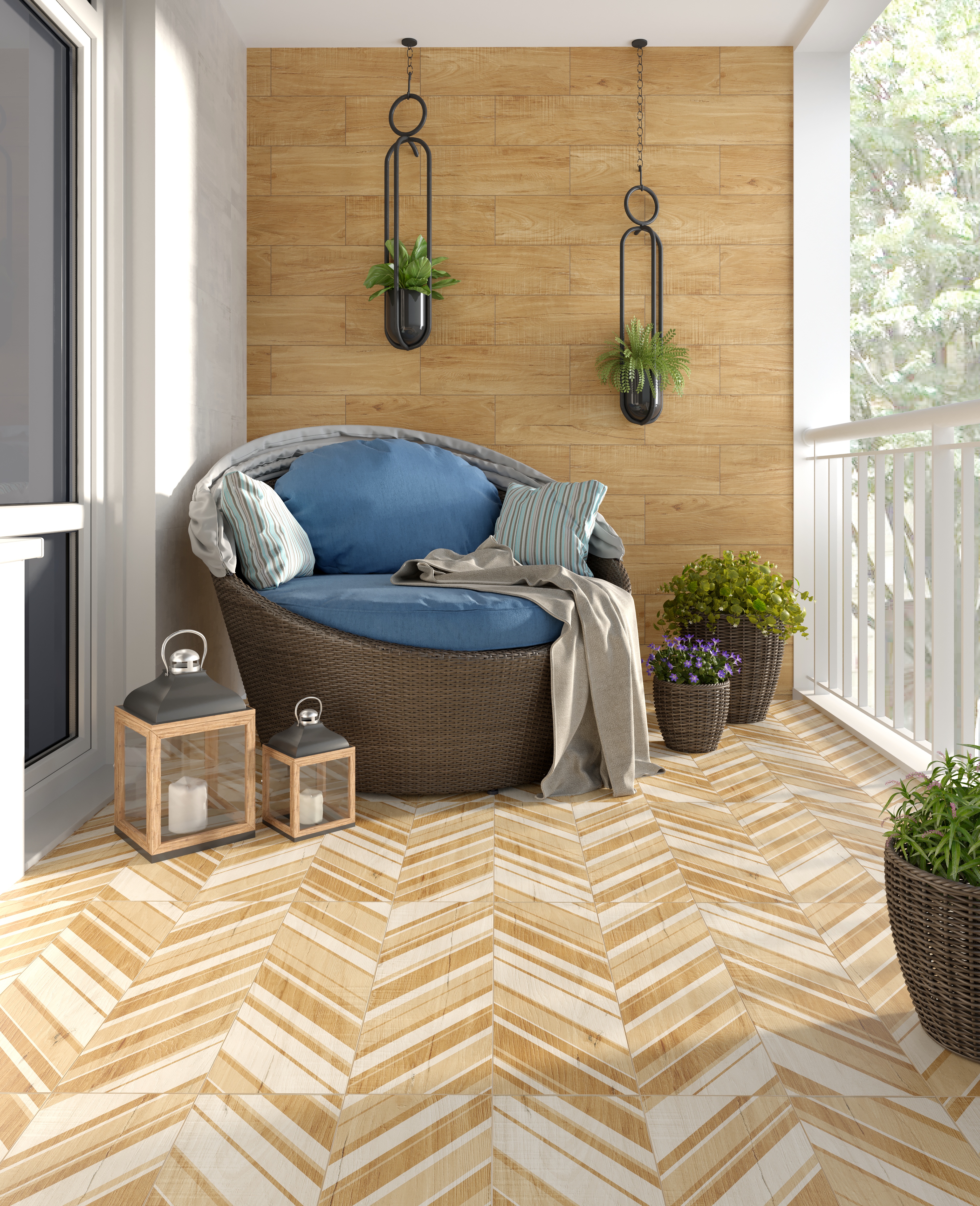 Декор Grasaro Home Wood Beige 20x60 G-80/MR/d01/200x600x9