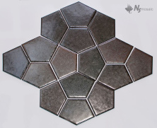 Мозаика NSmosaic R-307 коричневый 15.1x30.6