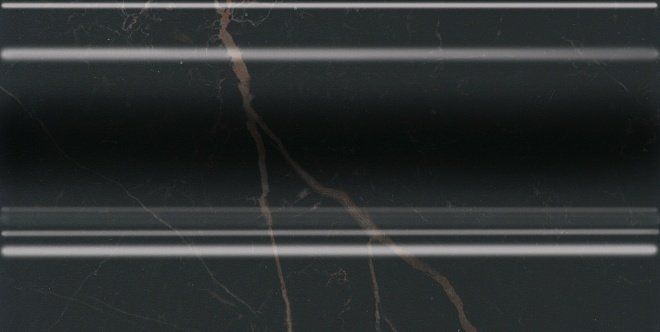 Плинтус Kerama Marazzi FMD017 Алькала черный 10x20