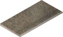 Ступень Италон Дистрикт Эмеральд закругленная Грип правая 620040000041 коричневый 30x60