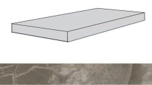 Ступень угловая правая Atlas Concorde Allure Grey Beauty 33x120 лаппатированная