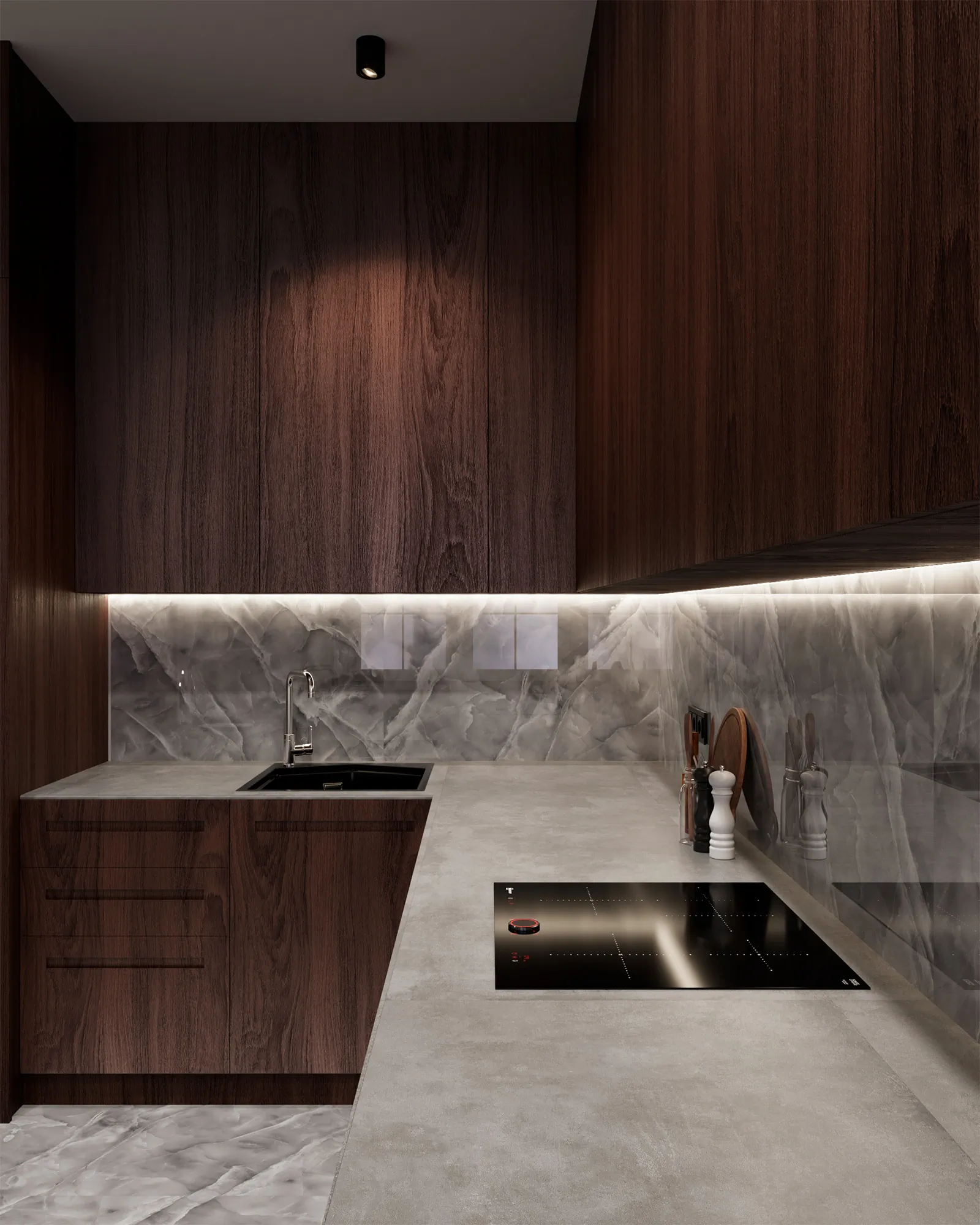 Керамогранит Аркадия Керамика FP1024-A Baikal Ivory Full Polished 60x120 бежевый