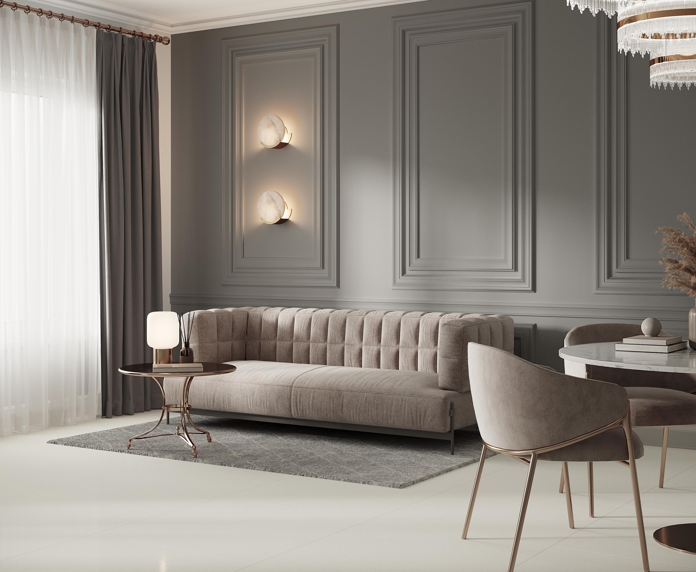 Керамогранит Laparet Prism Perla 80x80 лаппатированный