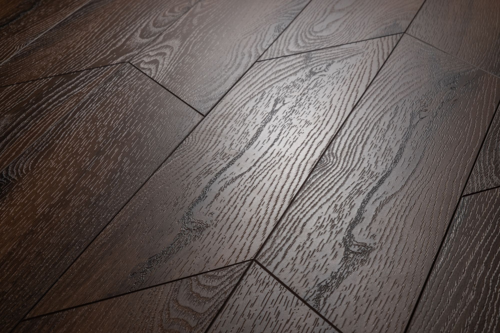 Кварцвиниловая плитка Aqua Floor Chevron Glue (Parquet) AF2555PGCh 553.7x130.5 Сосна Светлый замковый кварц винил напольный