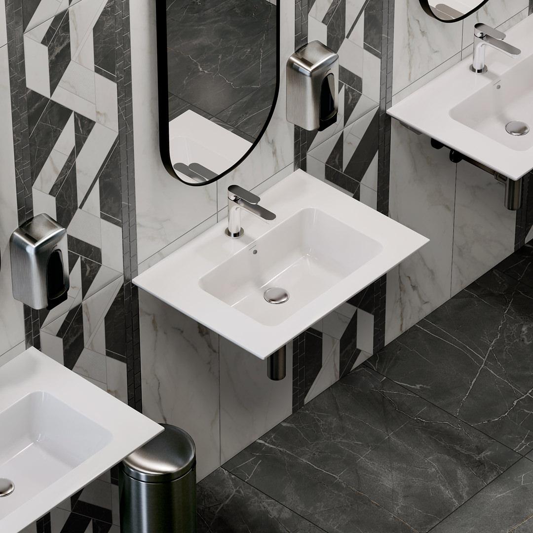 Керамическая плитка Kerama Marazzi 13097TR Буонарроти белый матовый обрезной 30x89.5