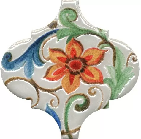 Декор Kerama Marazzi VT\A578\65000 Арабески Тоскана 2 глянцевый 6.5x6.5