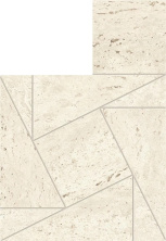 Мозаика Atlas Concorde Marvel Travertine White Mosaico Tessellation 22x31.6 AF9G