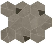 Мозаика Atlas Concorde Boost Pro Taupe Mosaico Hex Coffee 25x28.5 A0QP
