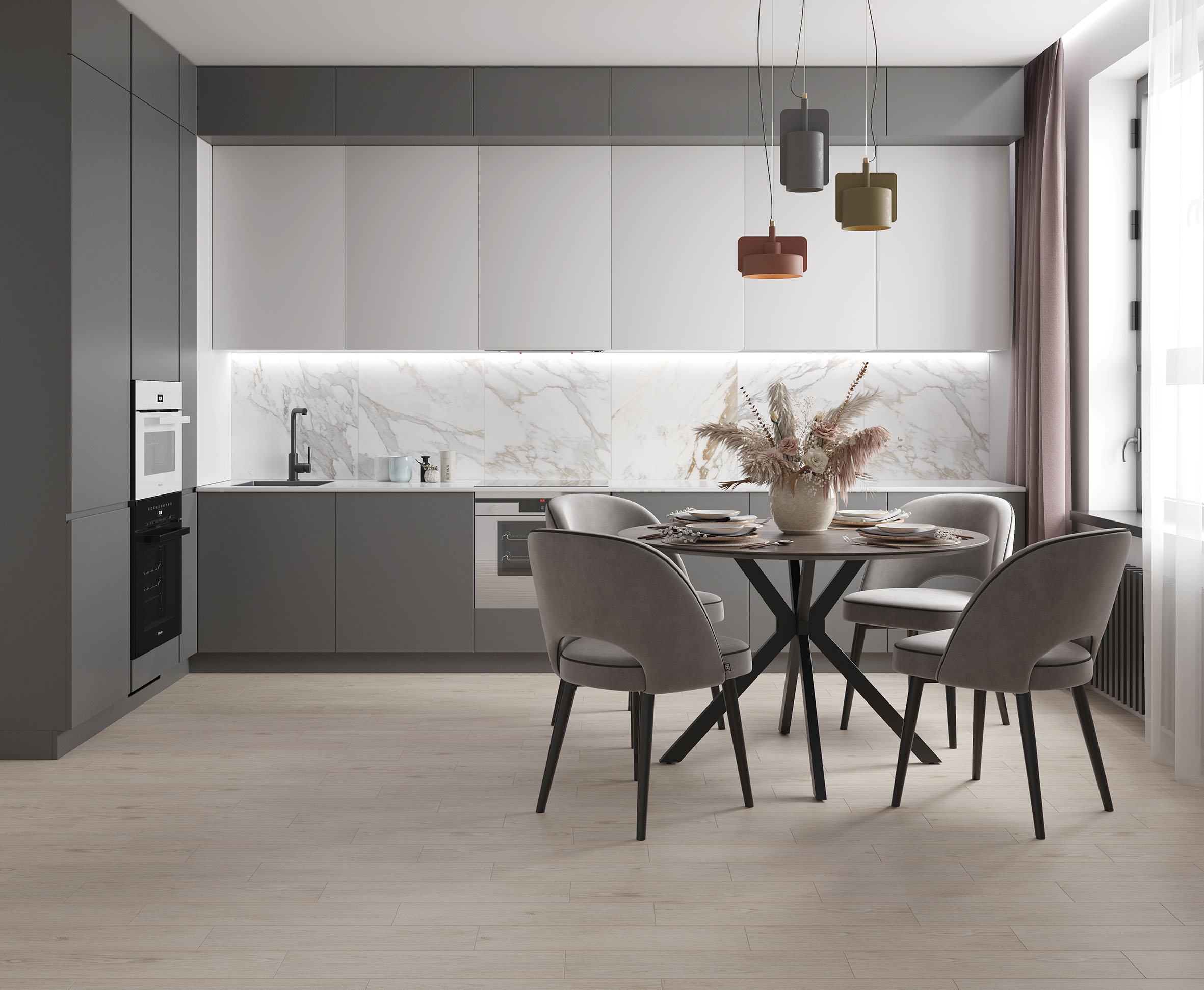 Керамогранит (OK 0054) Laparet Oak янтарный 15x60 матовый