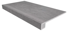 Комплект Estima SR01 Spectrum Grey (Ступень 33x120 непол. прямоугол. бортик с насечками + Подступенок 14,5x120)