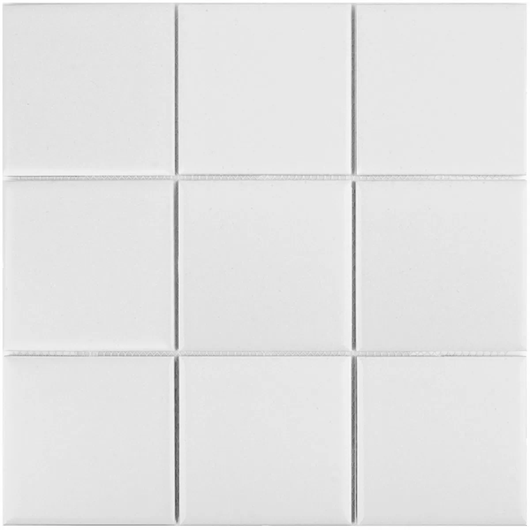 Мозаика СтарМозаик White Matt (MH33900) 30x30 белый