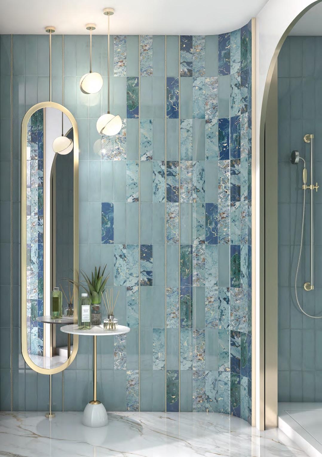 Керамическая плитка Kerama Marazzi 9036 Дарсена голубой 8,5x28,5
