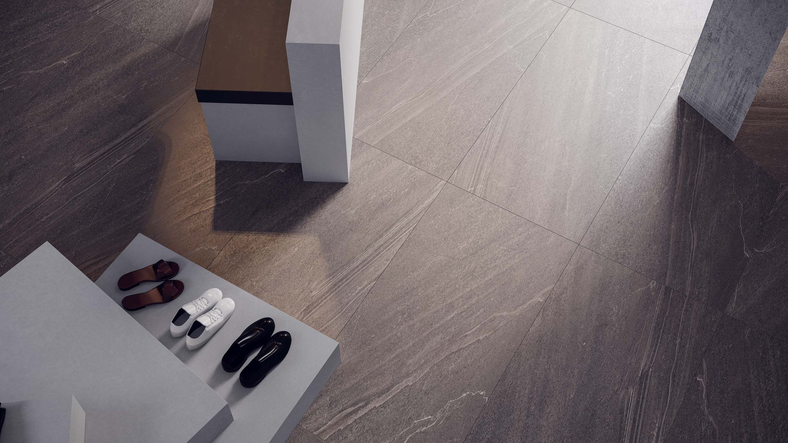 Мозаика Estima GB04 Gabbro Hexagon Brown 25x28.5 коричневый