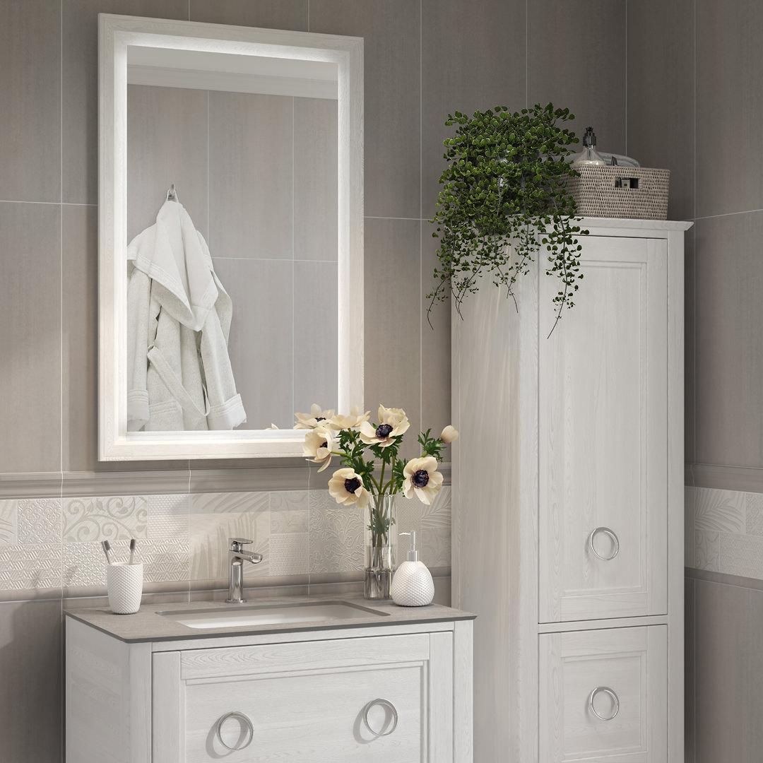 Бордюр Kerama Marazzi BDA011R Марсо белый обрезной 12x30