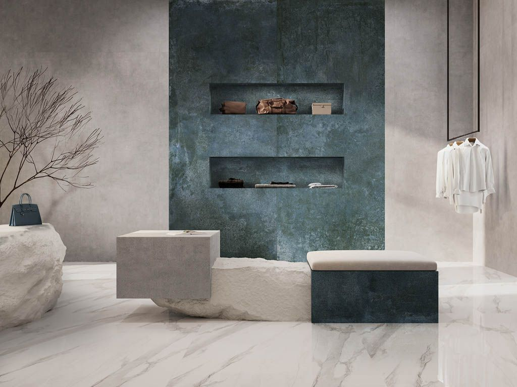 Керамогранит Kerama Marazzi DD070600R Конкрит желтый матовый обрезной 119.5x320