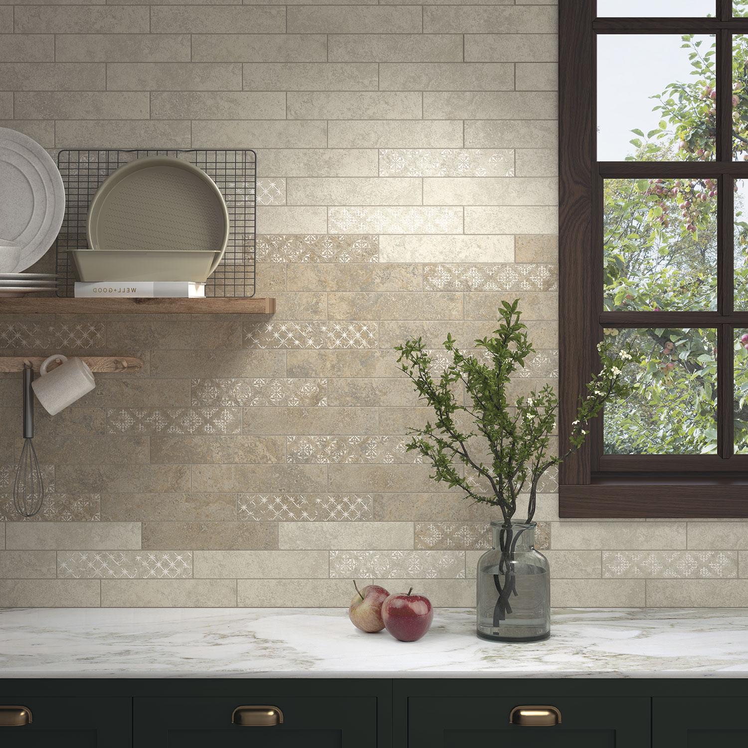 Керамическая плитка Kerama Marazzi 26314 Брюссель микс матовая 6x28,5