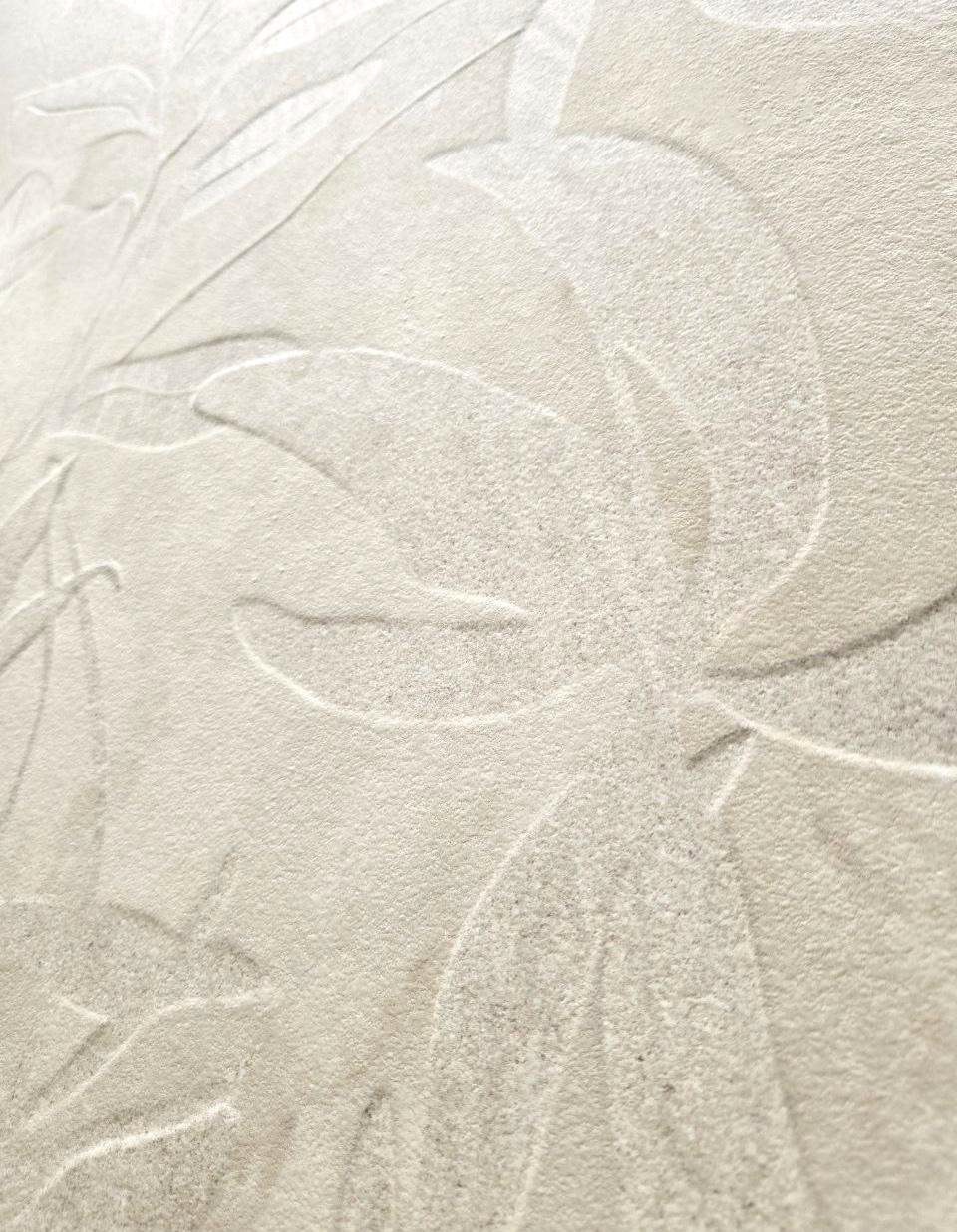 Керамогранит Vitra ArtWall Цветы Серый K958008R 60x120