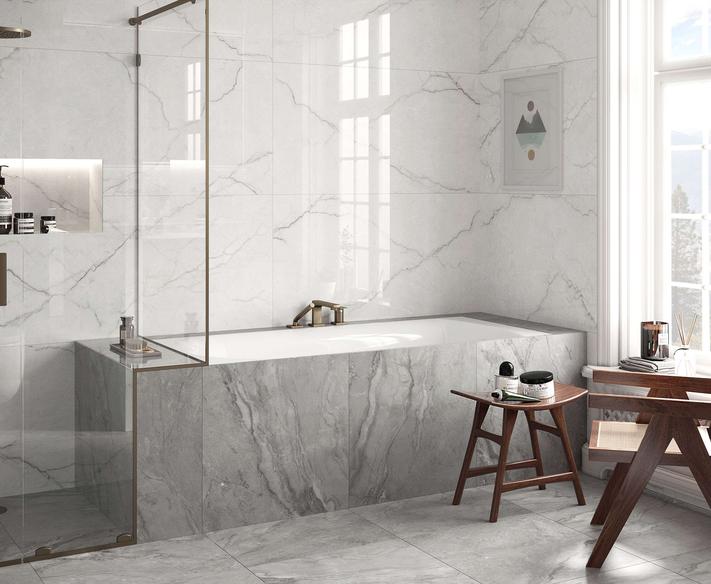 Керамогранит Laparet Torso Bianco 60x60 полированный