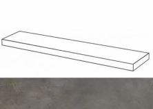 Ступень угловая правая Italon Millennium Black 33x120