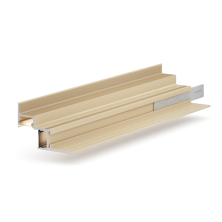 Теневая рейка Laconistiq Multilevel DUAL разноуровневая Св. золото анодированная 46,7x31x3000мм под подсветку