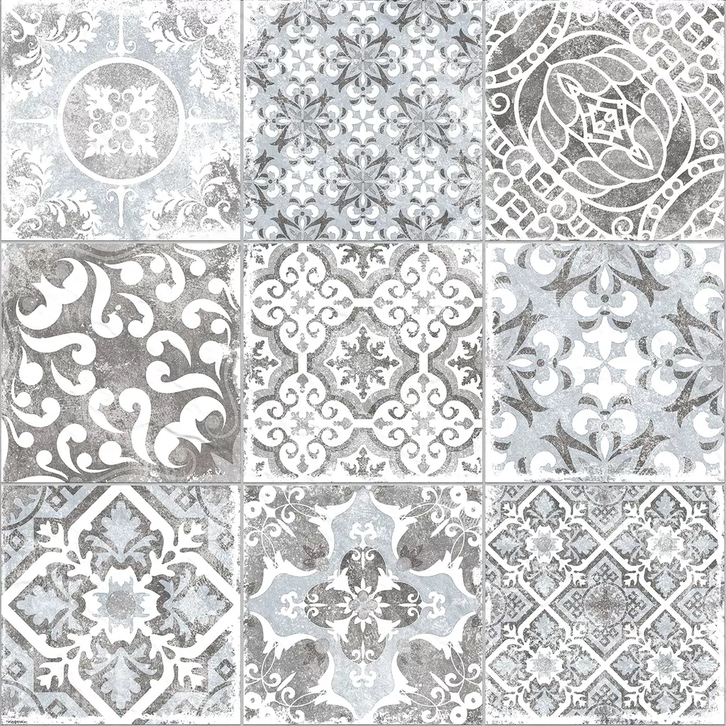 Керамогранит Alma Ceramica Кантри GFU04CTR17R серый 60x60