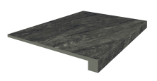 Ступень фронтальная ColiseumGres Firenze Nero 33x90