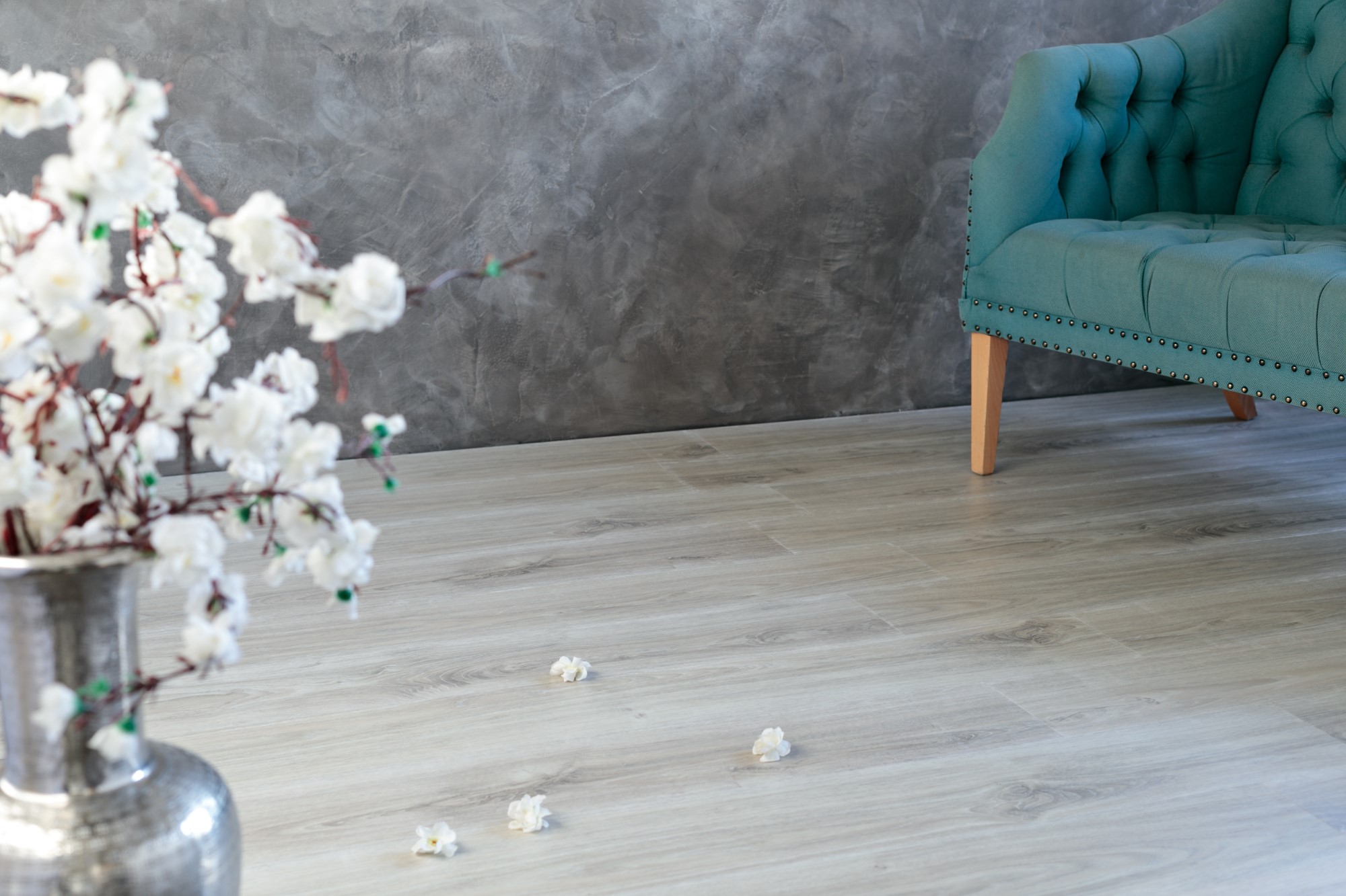 Кварцвиниловая плитка Aqua Floor Quartz AF3513QV 1220x180 Дуб Темный замковый кварц винил напольный