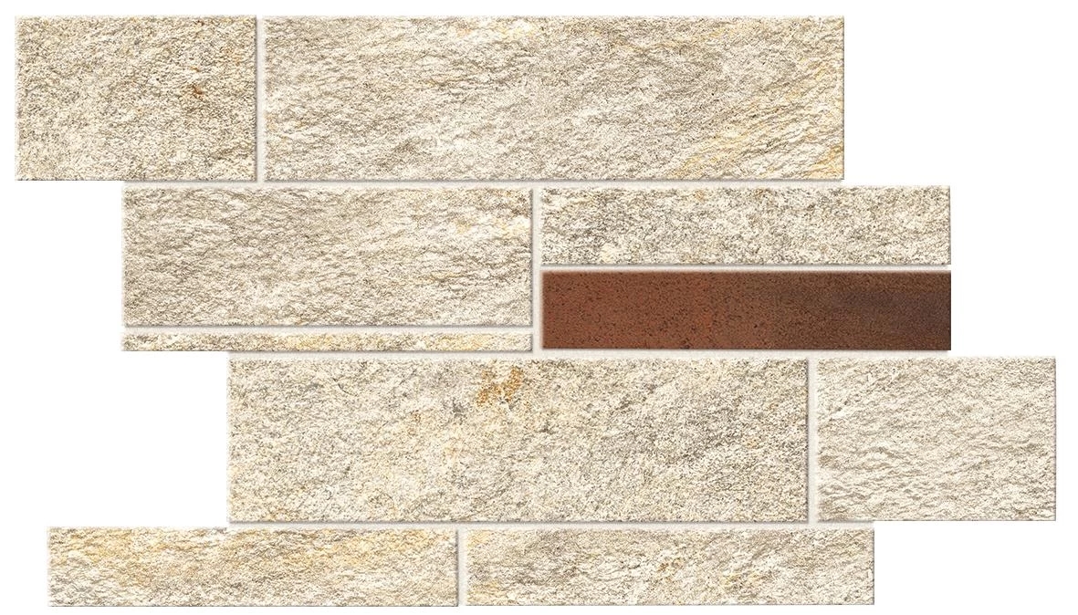 Мозаика Atlas Concorde Norde Magnesio Brick Corten Matte 27.8x39 A596