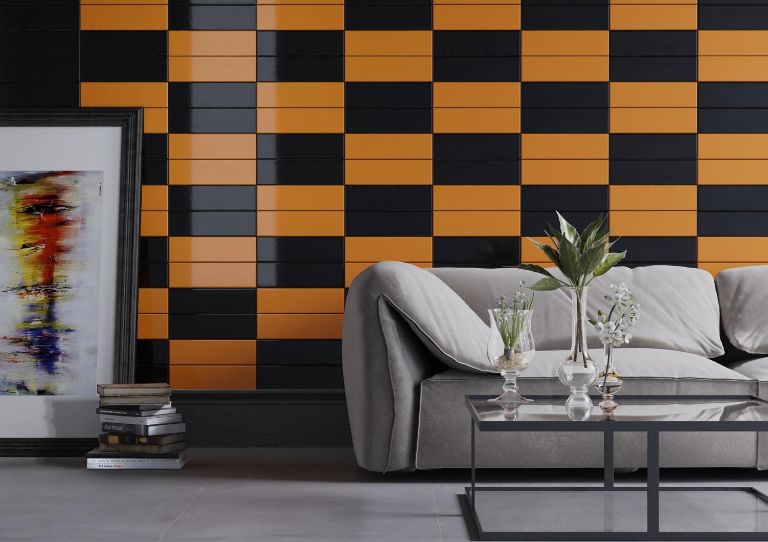 Керамическая плитка Kerama Marazzi 2823 Баттерфляй красный 8,5x28,5