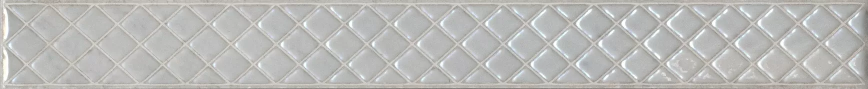 Бордюр Kerama Marazzi AZ\A054\6424 Мотиво серый светлый глянцевый 4.2x40