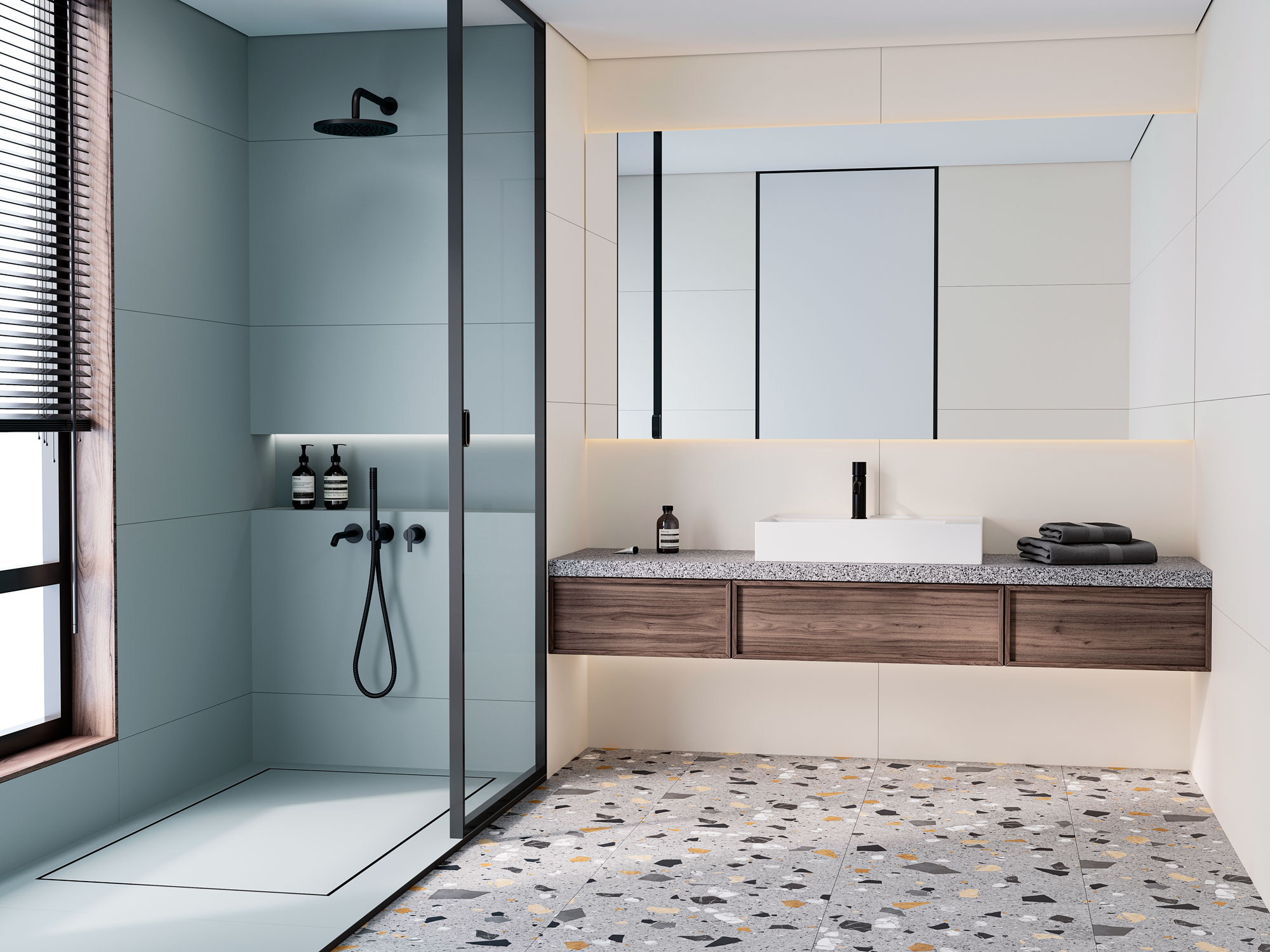 Керамогранит Старо Слим Silver Spring 5mm Matt 60x120 голубой