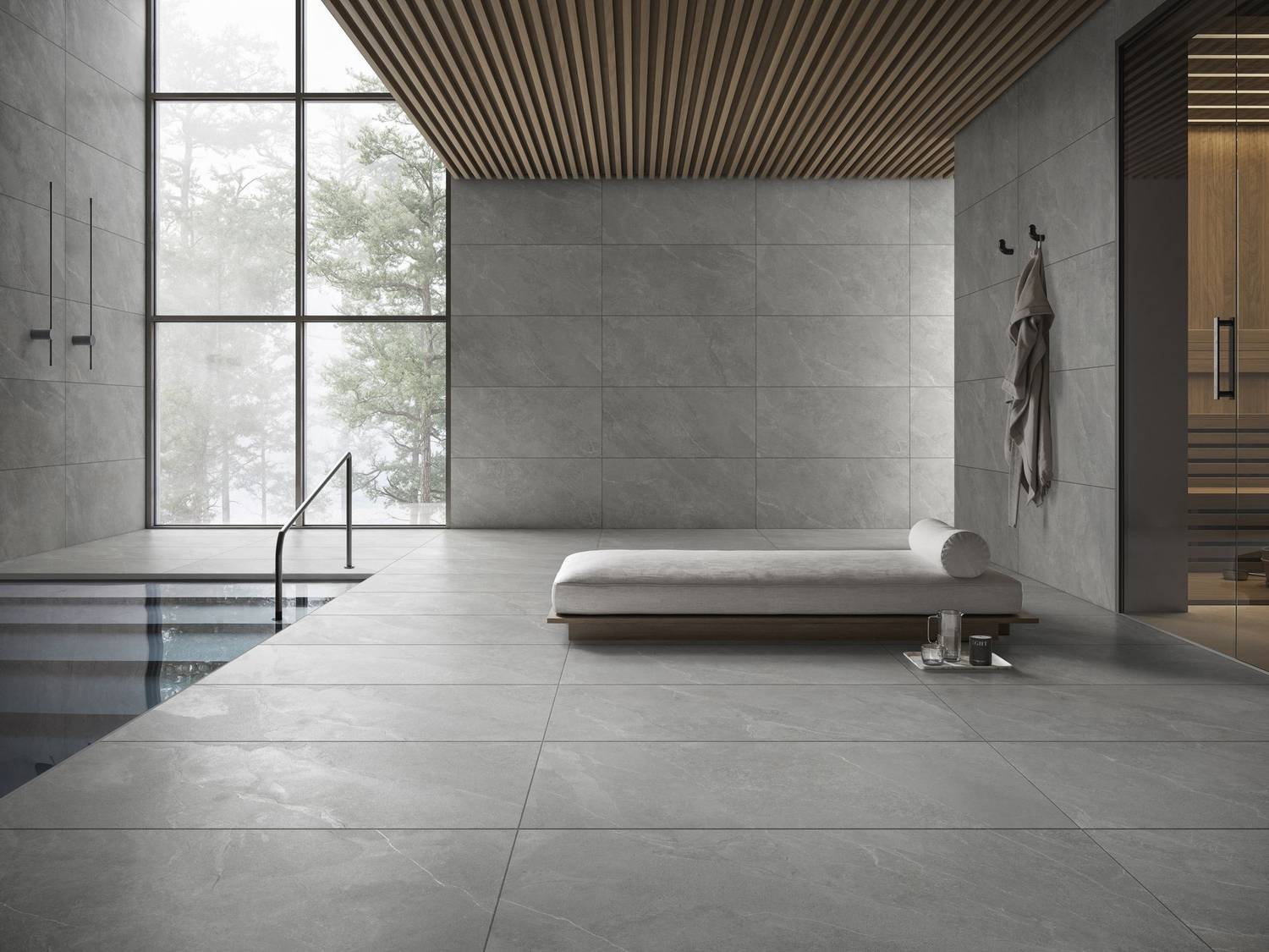 Керамогранит Vitra ArdeStone Серый Матовый R10A 120x60