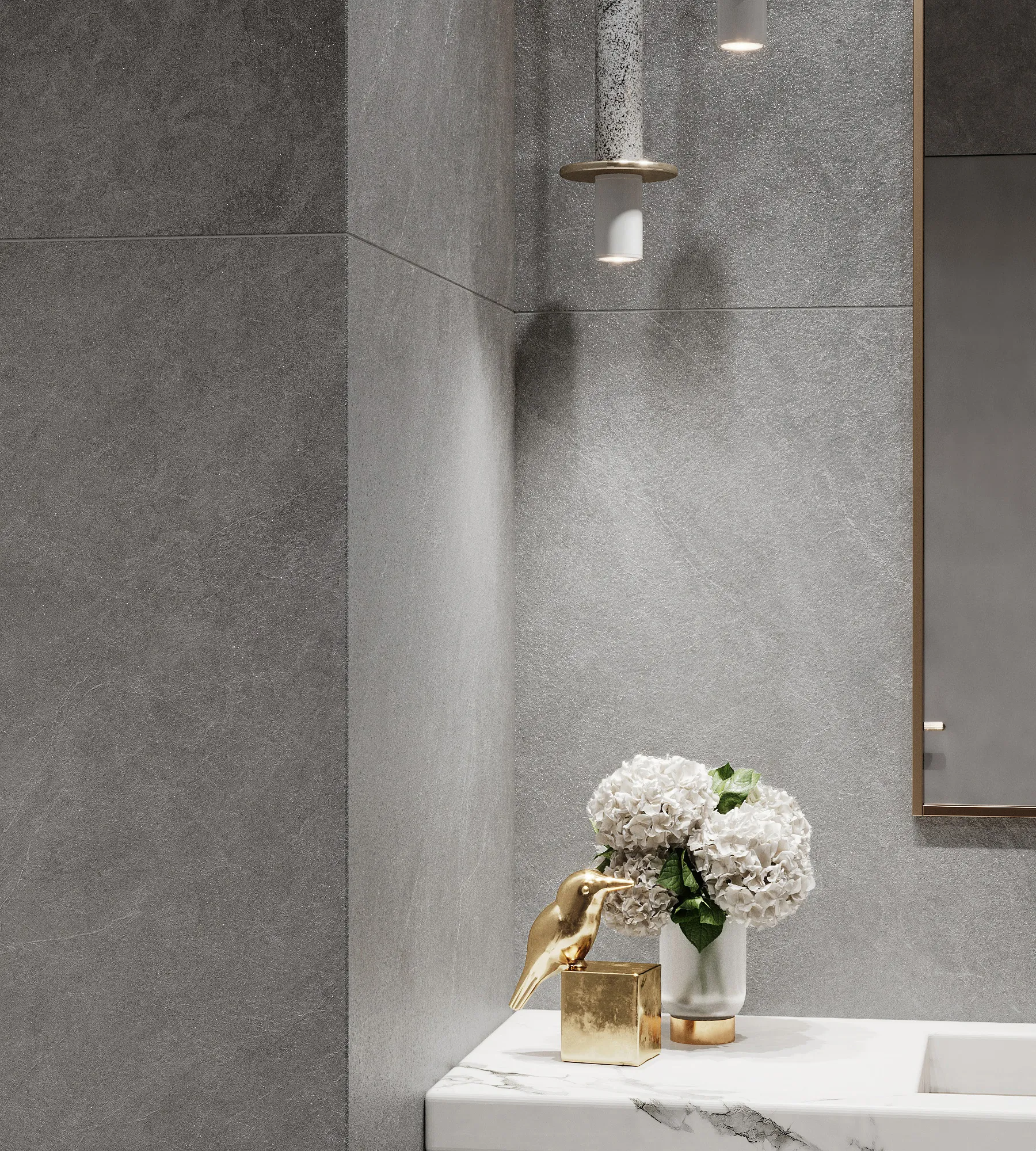 Керамогранит Креанза CZ-SL02-B Listello Gris Solido 80x160 серый