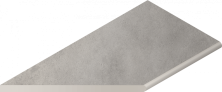 Бортик закругленный левый Italon Millennium X2 Silver 30x60