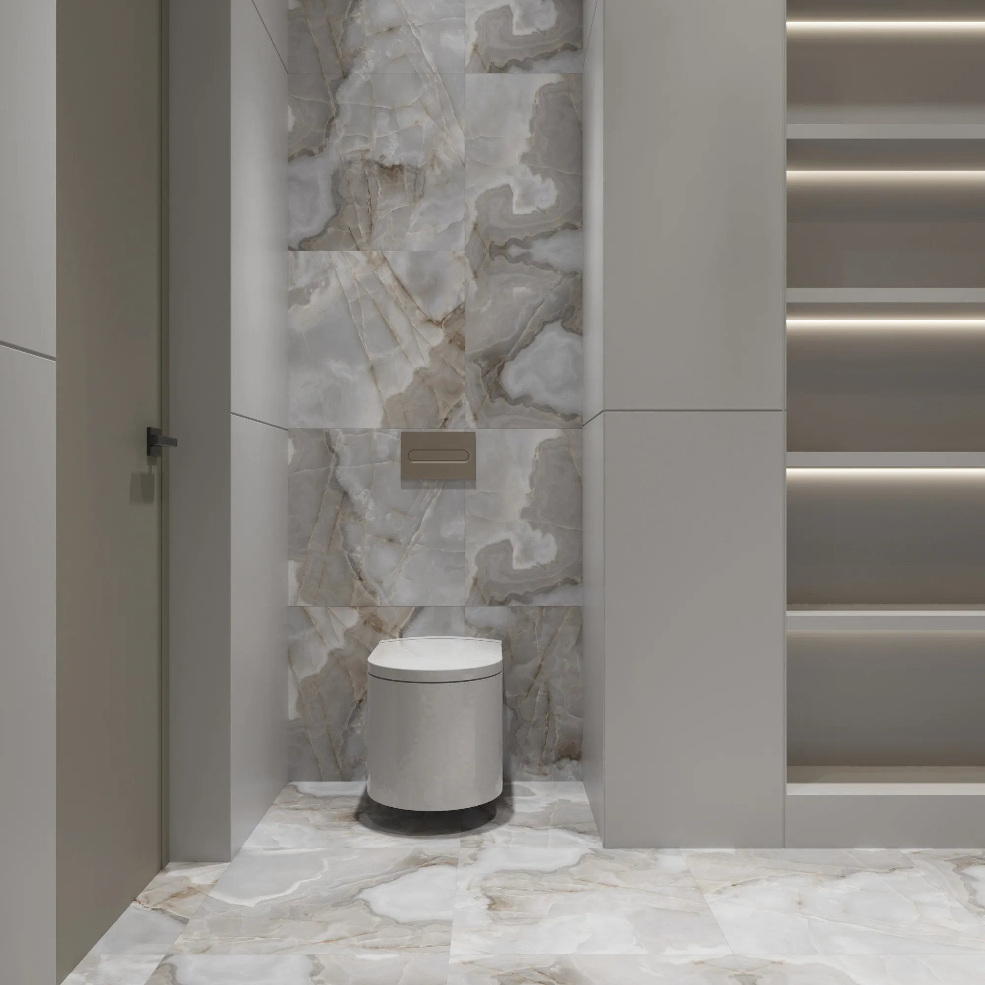 Керамогранит Аркадия Керамика RT6008-A Rex Onyx Blue Matt Rustic 60x60 голубой