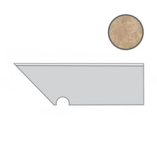 Ступень левая Aix Beige Battiscopa Sag.Sx. A0SO 7.2x30