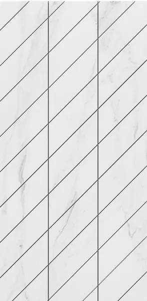 ФальшмозаикаEstima SM01 Ametis Supreme Platinum Corner Right 29.8x59.8 белый полир.