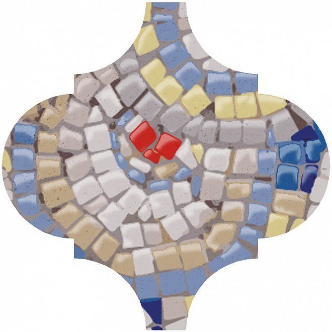Декор Kerama Marazzi OP\A169\65000 Арабески Майолика Гауди 6,5x6,5