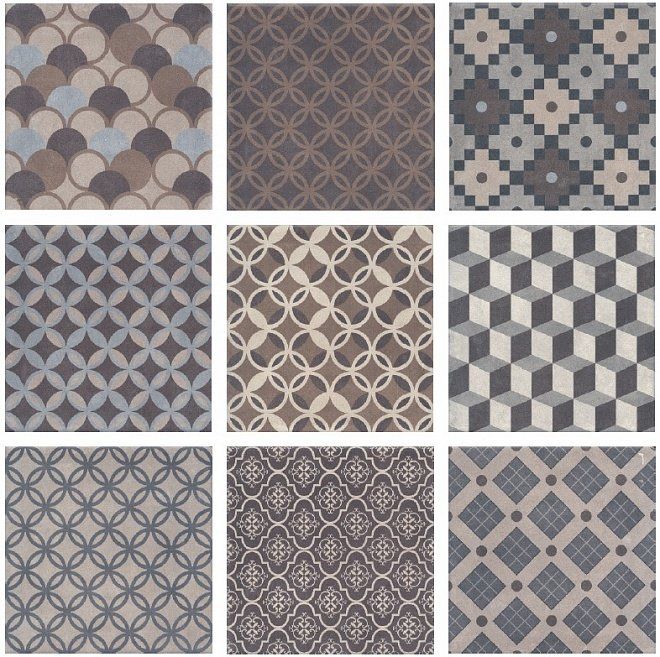 Керамогранит Kerama Marazzi SG1577N Карнаби-стрит орнамент 20x20