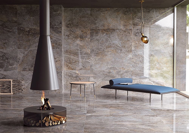 Мозаика Vitra Marble-X Бреча Капрайа Белый 30x30 лаппатированный