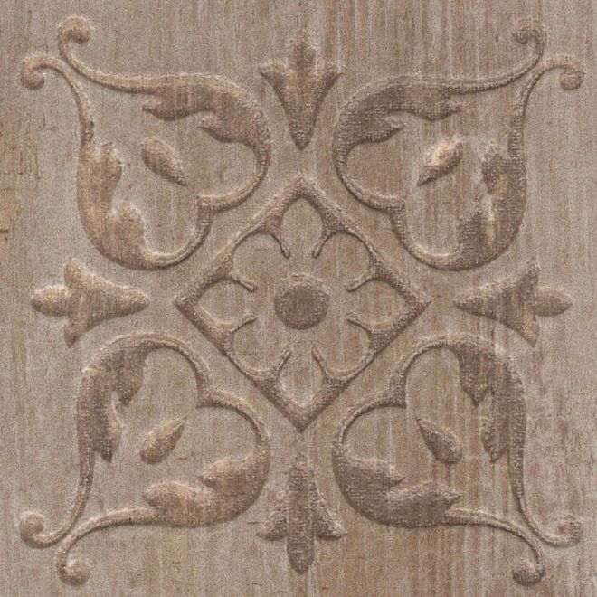 Вставка Kerama Marazzi STG\B482\SG1550 Браш Вуд коричневый 9,9x9,9