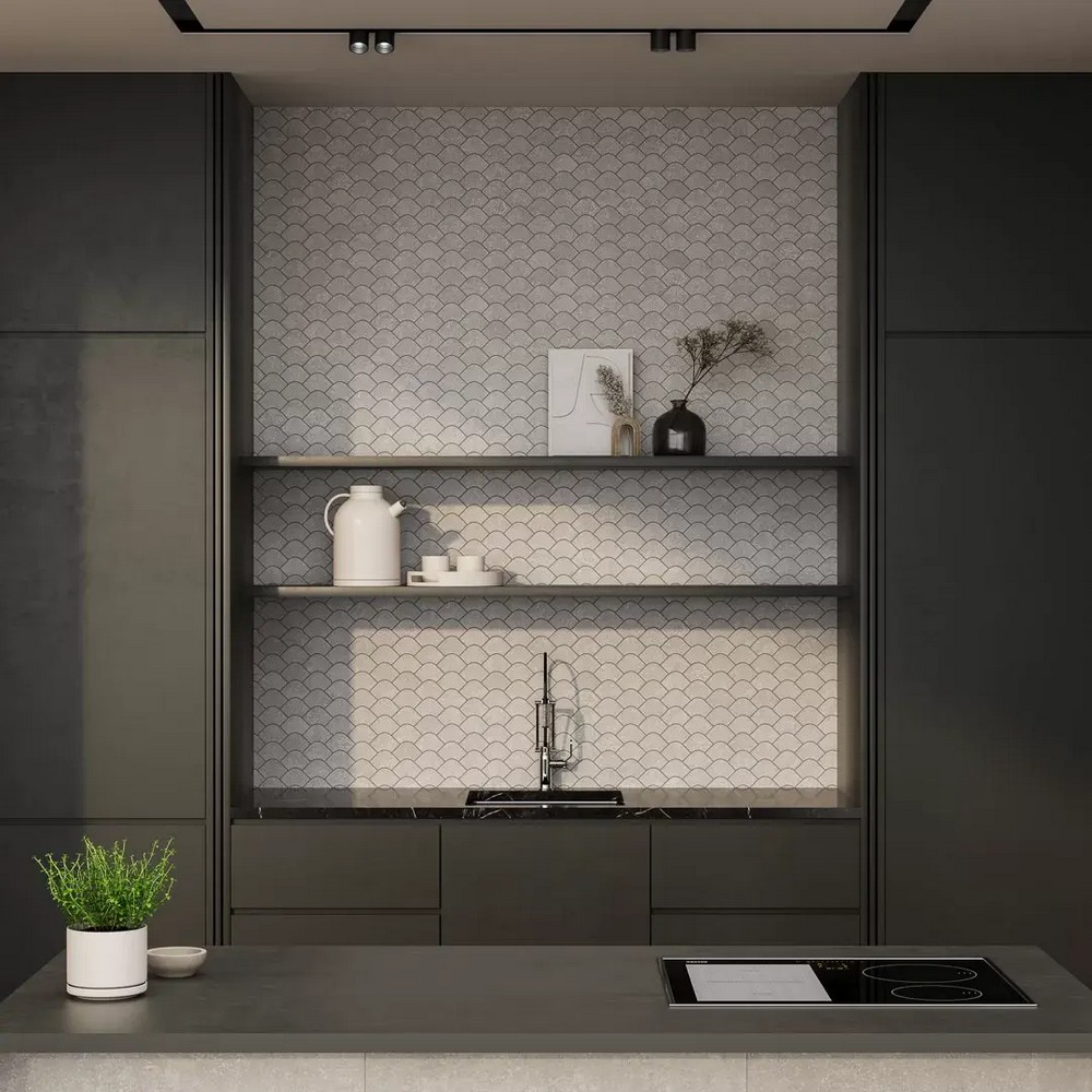 Ступень Kerama Marazzi KM6012G0201RGCF фронтальная клееная Касабланка HP серый светлый матовый обрезной 33x119.5
