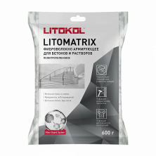 Фиброволокно полипропиленовое армирующее Литокол LITOMATRIX 0.15кг