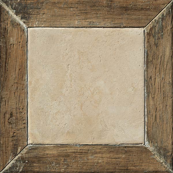 Керамогранит ColiseumGres Garda Marrone Frame 45x45