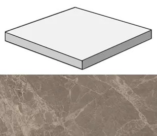 Ступень угловая Marvel Gris Supreme Scalino Angolare AFCX 33x33